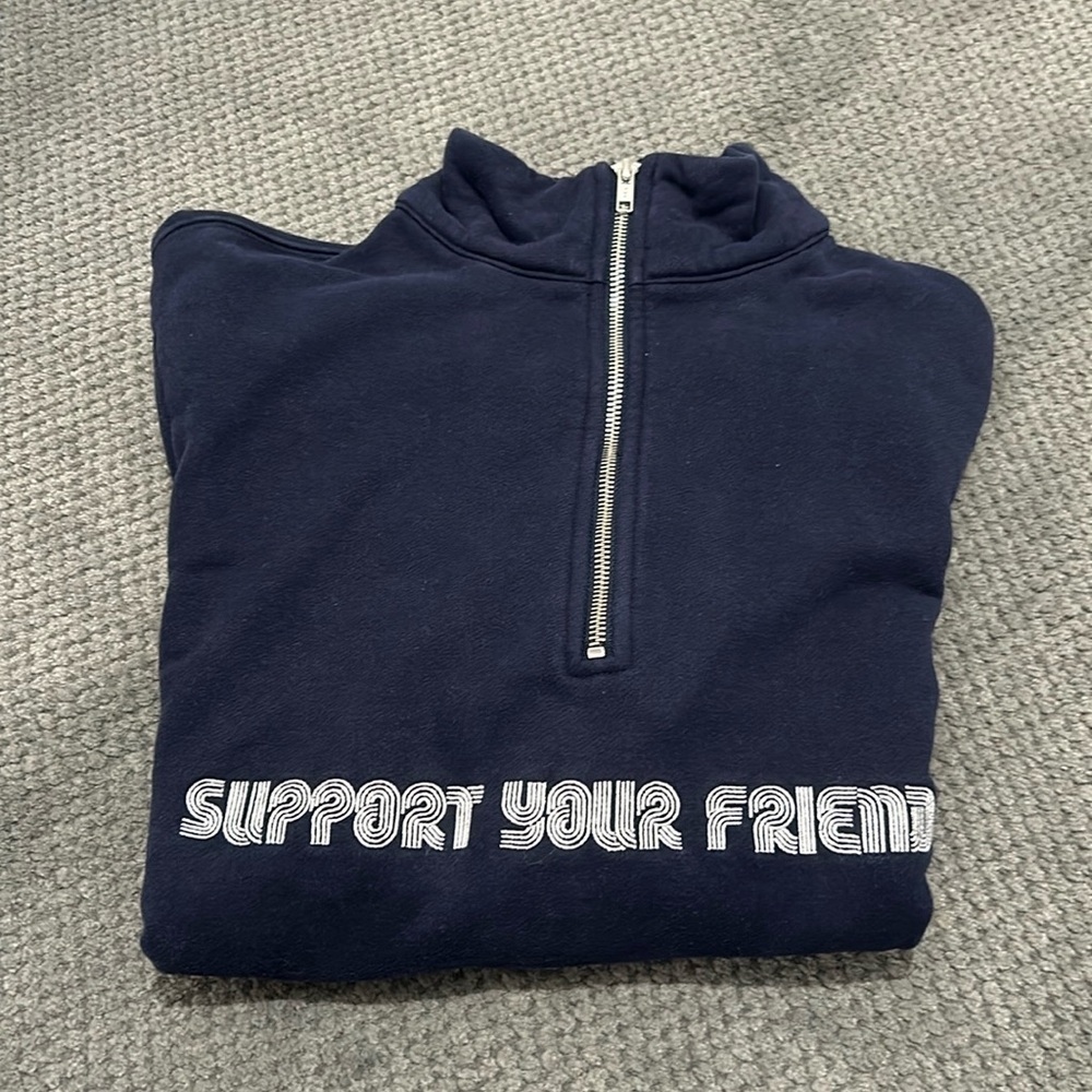 Krost support your friends quarter zip
